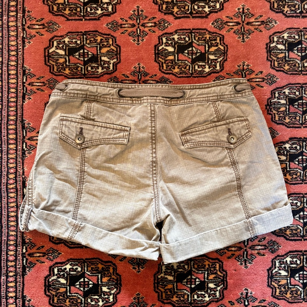 Free People Tan Cargo Shorts - Picture 4 of 4